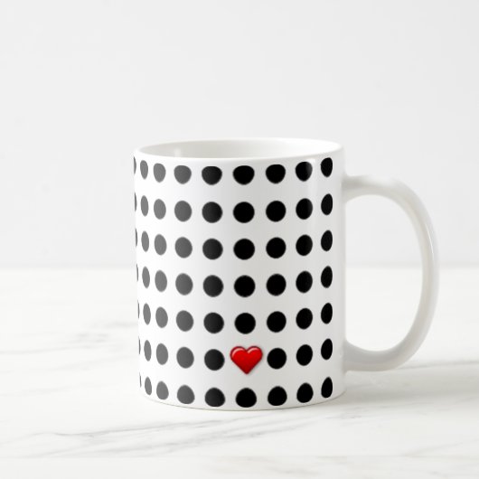 Mug J'aime des points (Droite)
