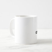 Mug J'aime des points d'exclamation (Devant gauche)