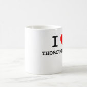 Mug J'aime des pur sangs (les chevaux) (Centre)