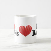 Mug J'aime des rabbins (Centre)