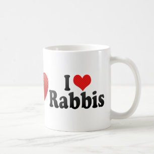 Mug J'aime des rabbins