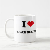 Mug J'aime des réchauffeurs d'espace (Gauche)
