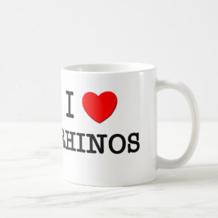 Mug J'aime des RHINOCÉROS
