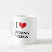Mug J'aime des roues de formation (Devant gauche)