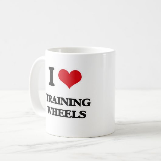 Mug J'aime des roues de formation (Devant gauche)