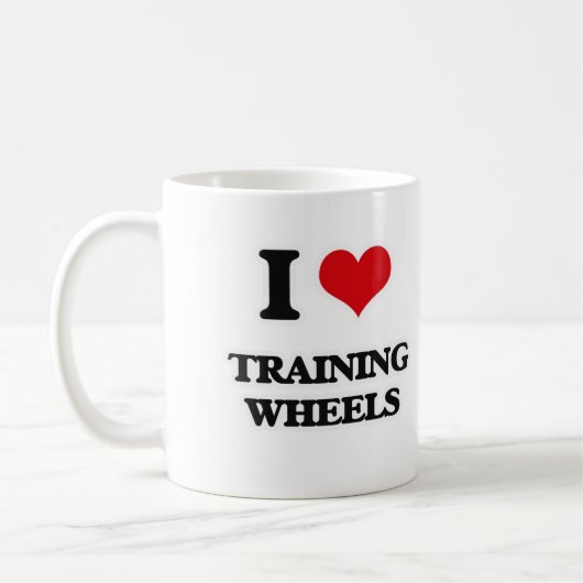 Mug J'aime des roues de formation (Gauche)