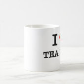 Mug J'aime des sacs à thé (Centre)