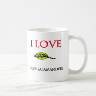 Mug J'aime des salamandres de tigre