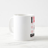 Mug J'aime des sandwichs (Devant gauche)