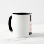 Mug J'aime des scarabées de Dung (Devant gauche)
