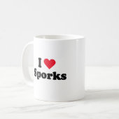 Mug J'aime des sporks (Devant gauche)