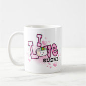Mug J'aime des sushi (Gauche)