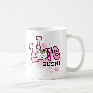 Mug J'aime des sushi
