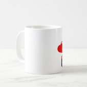 Mug J'aime des sushi (Devant gauche)
