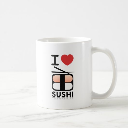 Mug J'aime des sushi (Droite)