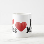 Mug J'aime des taupes (Centre)