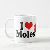 Mug J'aime des taupes (Gauche)