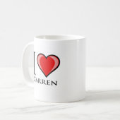 Mug J'aime des terriers (Devant gauche)
