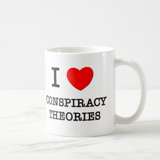 Mug J'aime des théories de conspiration (Droite)