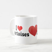 Mug J'aime des tortues (Devant gauche)