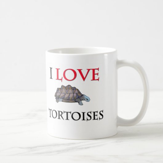 Mug J'aime des tortues (Droite)