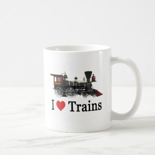 Mug J'aime des trains