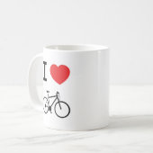 Mug J'aime des vélos (Devant gauche)
