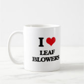 Mug J'aime des ventilateurs de feuille (Gauche)