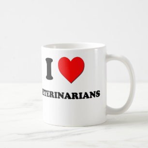 Mug J'aime des vétérinaires