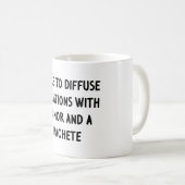 Mug J'aime désamorcer les situations (Devant droit)