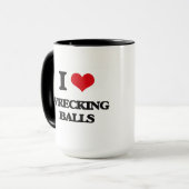Mug J'aime détruire des boules (Devant gauche)