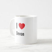 Mug J'aime Devon (Devant gauche)