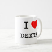 Mug J'aime Dexter (Devant droit)