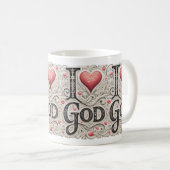 Mug J'aime Dieu (Devant droit)