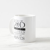 Mug J'Aime Dieu Mais Certains De Ses Enfants Citation  (Devant gauche)