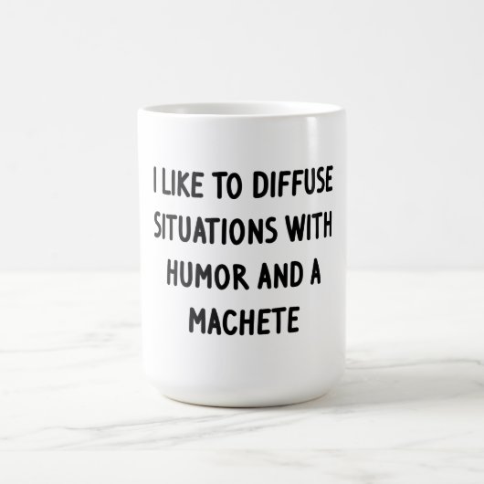 Mug J'aime diffuser des situations (Centre)
