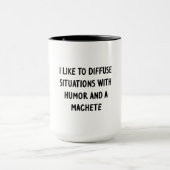 Mug J'aime diffuser des situations (Centre)