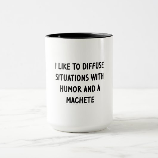 Mug J'aime diffuser des situations (Centre)