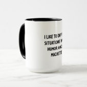 Mug J'aime diffuser des situations (Devant gauche)