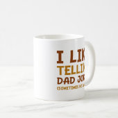 Mug J'Aime Dire À Papa Des Blagues (Devant droit)