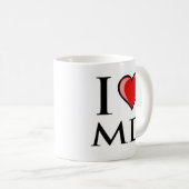 Mug J'aime DM - le Maryland (Devant droit)