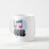 Mug J'aime DNB (Devant gauche)