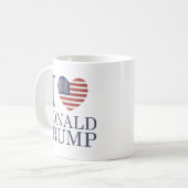 Mug J'aime Donald Trump (Devant gauche)