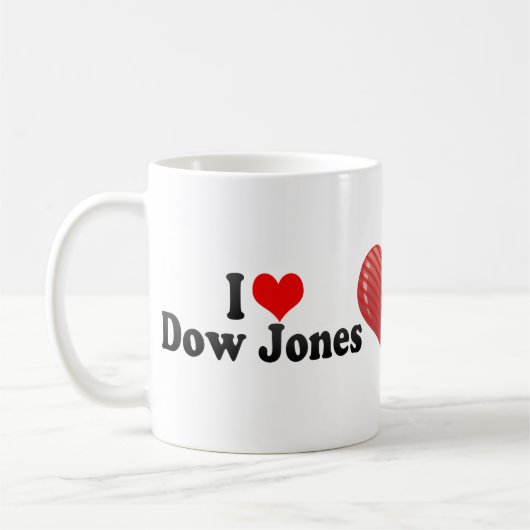 Mug J'aime Dow Jones (Gauche)