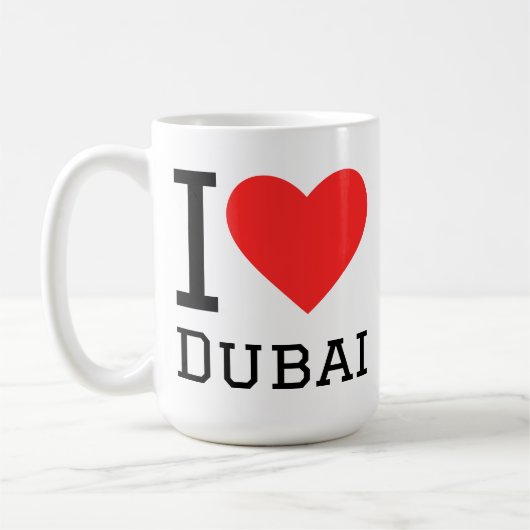 Mug J'aime Dubaï (Gauche)
