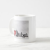 Mug J'aime Dubaï (Devant gauche)