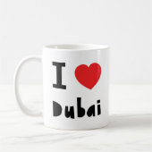 Mug J'aime Dubaï (Gauche)