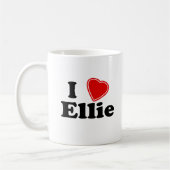 Mug J'aime Ellie (Gauche)