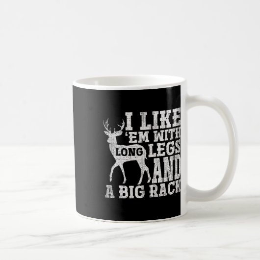 Mug J'Aime Em Avec De Longues Jambes Et Un Grand Cerf (Droite)