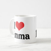 Mug J'aime Emma (Devant gauche)